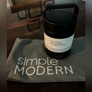 NWT Simple Modern 12oz provision jar - matte black